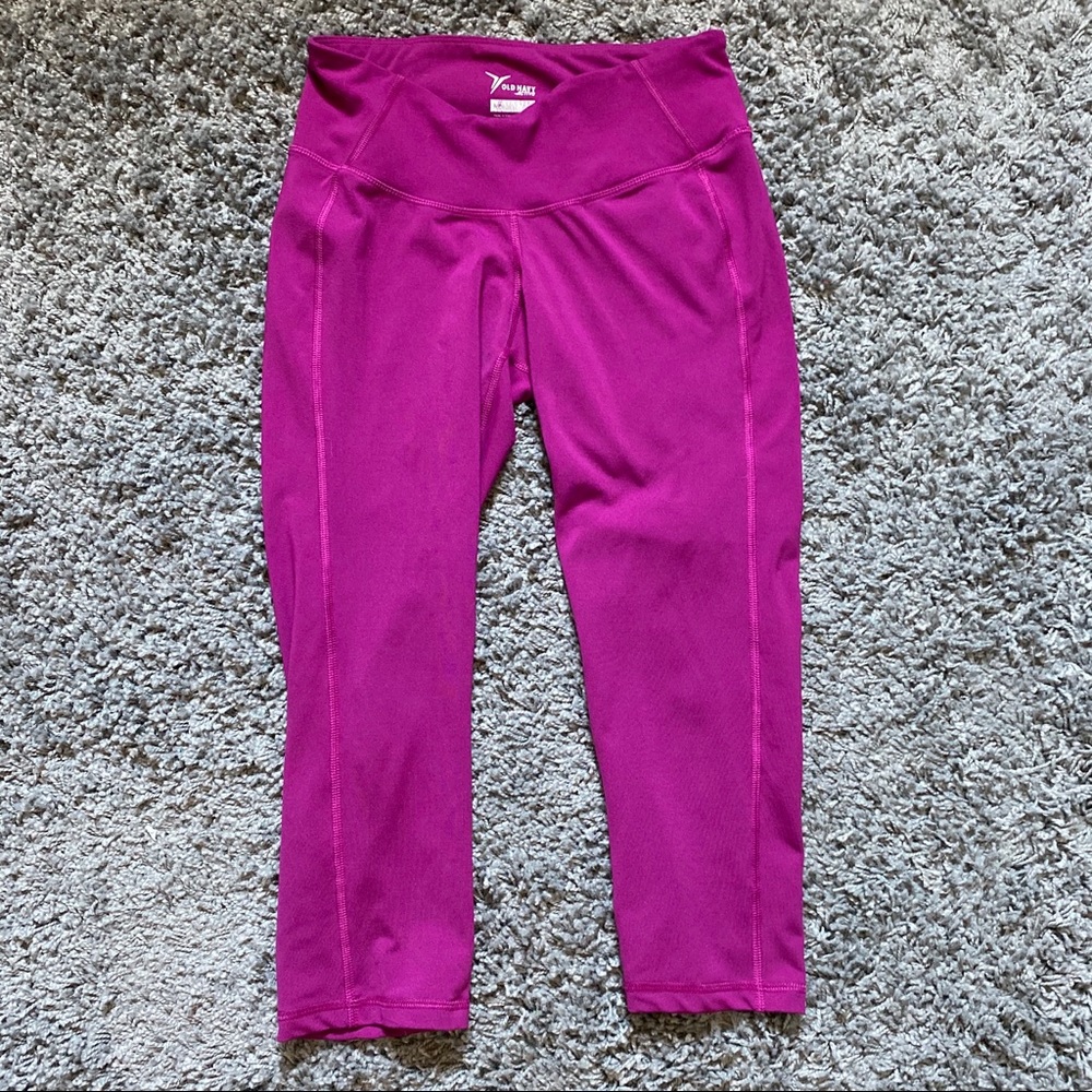 Old Navy Compression crop legging pink size small